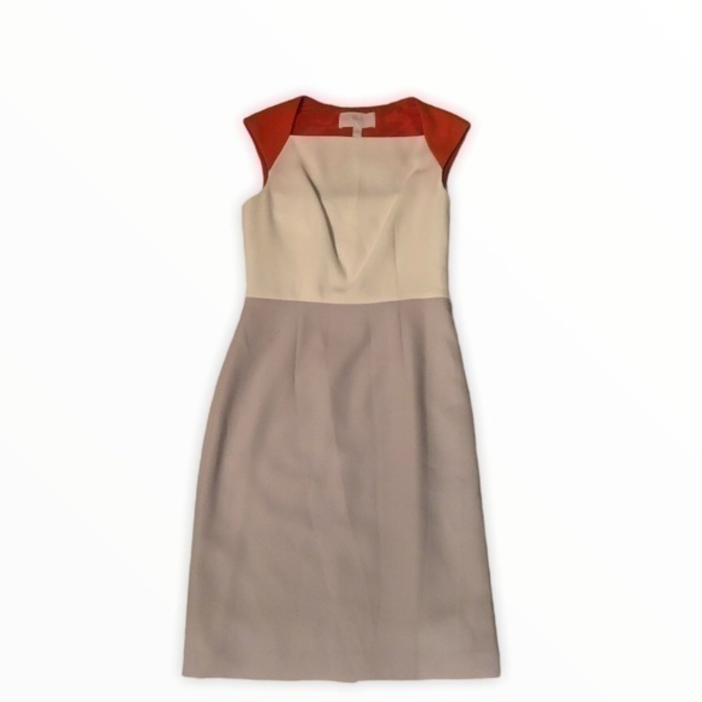 Hugo Hugo boss color block sheath dress